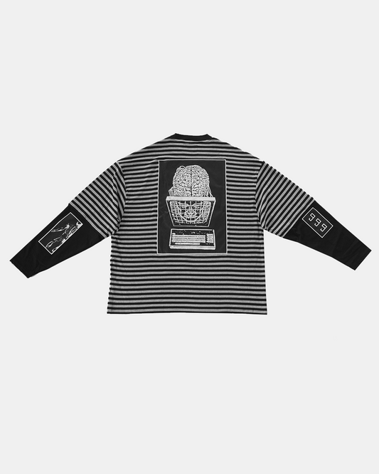 Poison Sky Stripe LS T