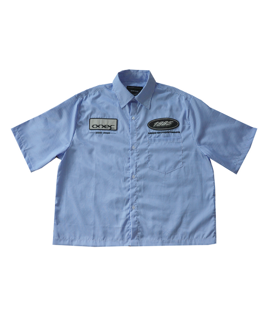 Blue Stripe SS Work Shirt