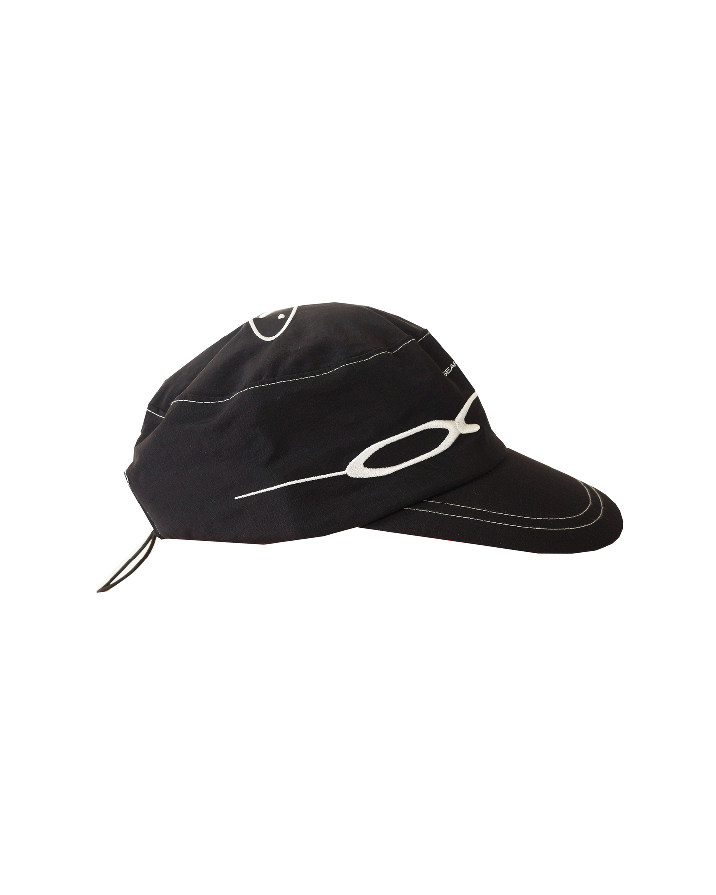 BRD 2 Panel Nylon Technical Hat (Contrast Stitching)