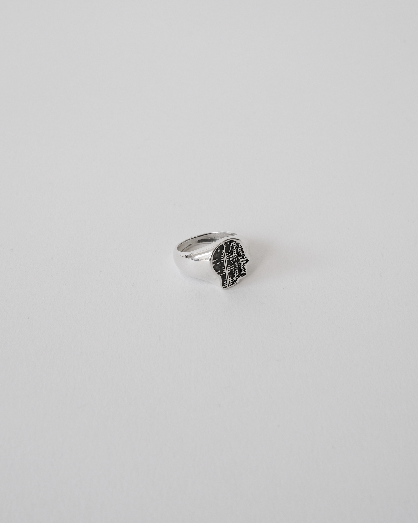 Cerebral Ring (Solid 925 Silver)