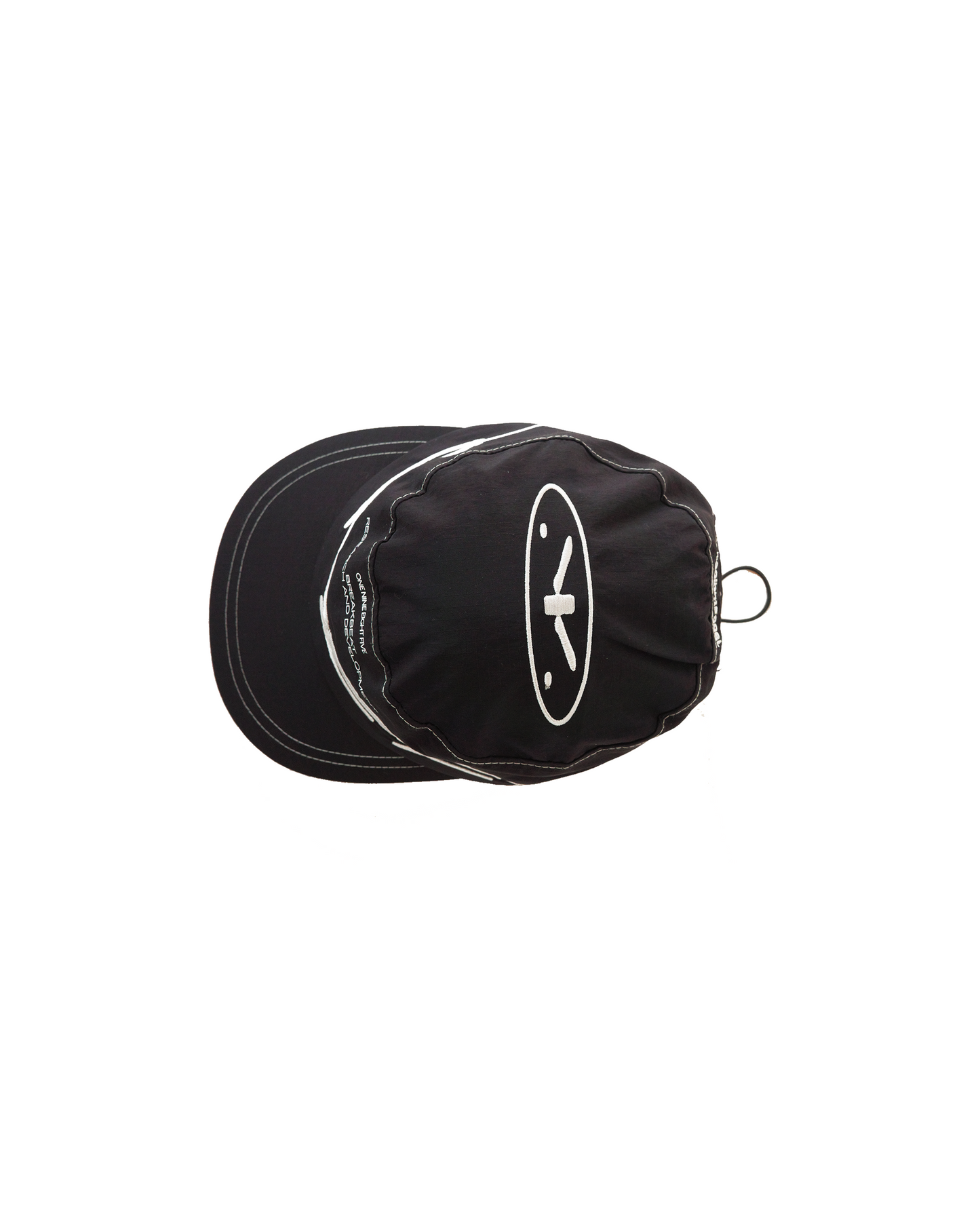 BRD 2 Panel Nylon Technical Hat (Contrast Stitching)